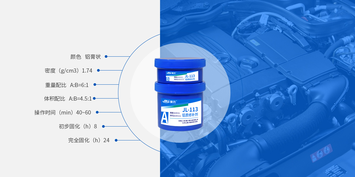 铝质修补胶产品参数 铝质修补胶产品参数