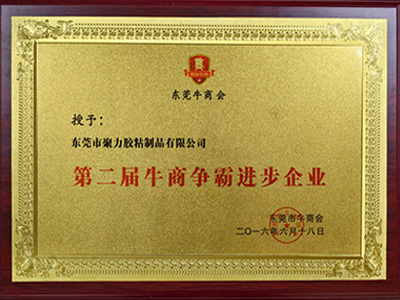 聚力進步企業證書榮譽